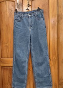 Wide Leg Denim Jeans