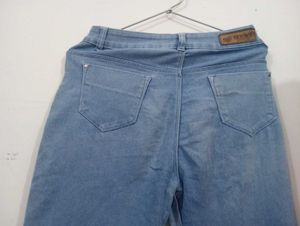 Light Wash Wide Leg Jeans
