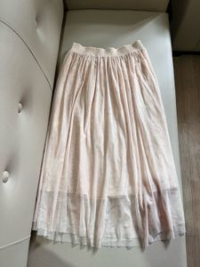 Elegant Pink Tulle Skirt