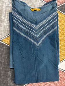 Aurelia Cotton Kurti With Embroidery Patterns