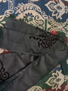 Branded Sherwani With Velvet Work On It..