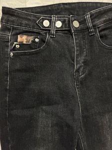 Black straight Leg Jeans