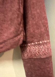 Brownish Red Tunic Top