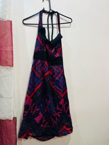 Boho Halter Neck Beautiful Dress