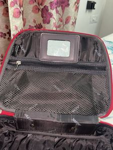 ALFA Maroon Vanity Box For Womens