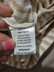 Striped Paperbag Waist Shorts