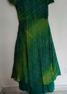 Beautiful Green Dress With Dupatta