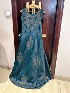 Brand New Teal Ethnic Gown