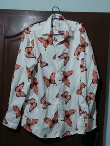 Women Shirt With Butterfly