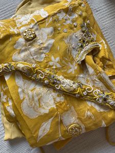 beautiful dress with handwork