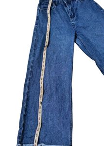 Wide Leg Denim Jeans