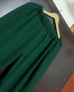 Green🟢 Plazo For Girl Or Woman 30 Waist