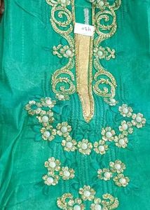 Emerald Green Embroidered Salwar Kameez
