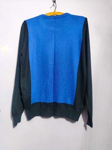 prada Stylish Blue &amp; Black Sweater