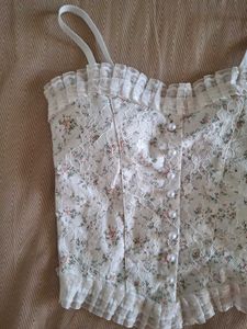 Floral Lace Corset Top