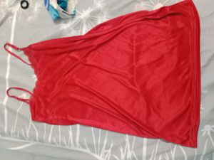 Satin Lace Trim Sleep Dress (Nighty)