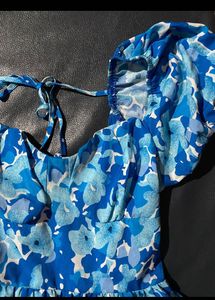 Floral Tiered Mini Dress