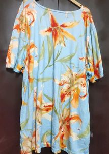 Multi Floral Printed Top For Girl Or Woman 52 Bust