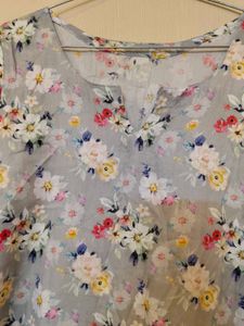Nice Lacy Floral Kurta