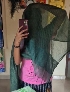 Handwoven Green Fabric – Perfect for Styling, Dec