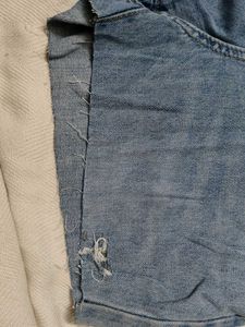 High-Waisted Denim Shorts