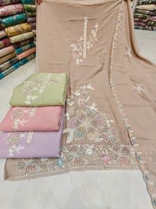 Embroidered Dress Material