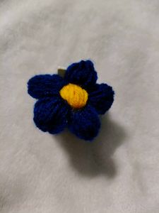 Blue Flower Hair Clip