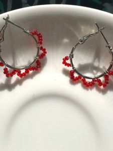 Half Flower Hoops 🥀
