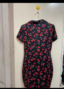 Urbanic Cherry 🍒print  Bodycon Dresss.  Bust Fits 30 To 38 Size