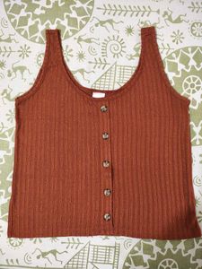 H&M Ribbed Vest Top (34-36)
