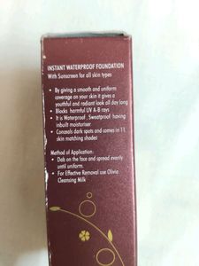Waterproof Foundation With Spf
