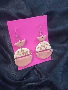 Handmade Clay Statement Earrings