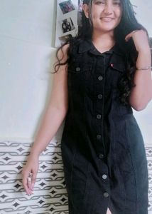 Price Dropped Denim Jacket Dress