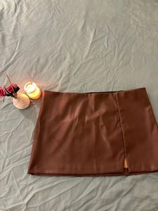 H&amp;M Leather Skirt