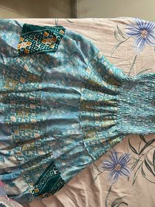 Boho Chic Strapless Mini Dress