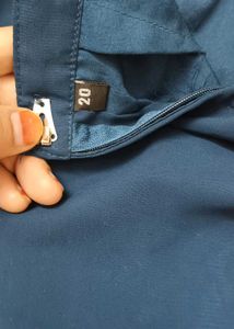 Elegant Teal Embellished Dress