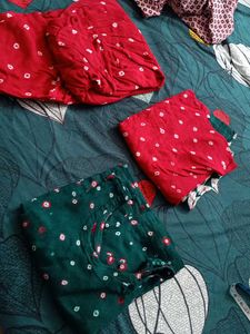 Green Or Red Salwar Suit