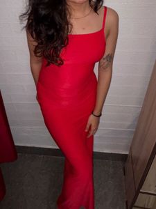 Red Hot Maxi Dress