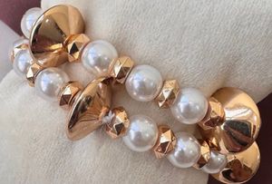 Gold Plated Stacked Bracelet (Set of 2)