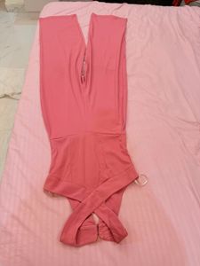 Pink Halter Jumpsuit