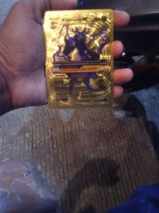 Rare Gold Pokemon Card