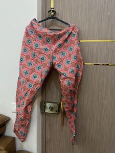 Co-ord Set - Printed Palazzos With Short Kurta