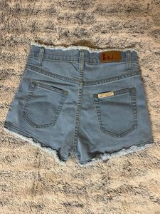 Blue Denim Shorts For Women’s