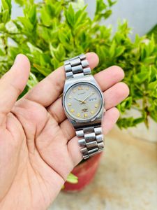 Citizen Automatic Grey Dial With Golden Indices
