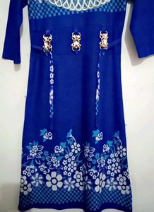 Navy Blue One Piece Dress