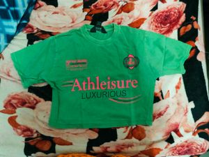 Athleisure Green T-Shirt