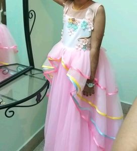 Girls Unicorn Gown Frock