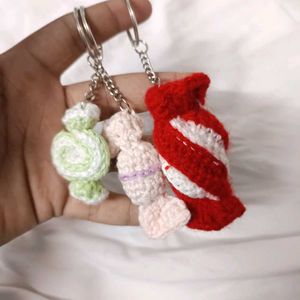 Crochet Candy Keychain Set 🍬🍬🍬💫💫💫