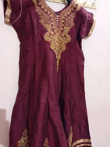 Brown Colour Silk Cotton