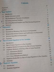 Maths Mathematics Class 10th Book